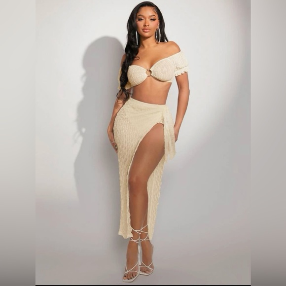 SHEIN SXY Skirt Set Sz M - Picture 3 of 5